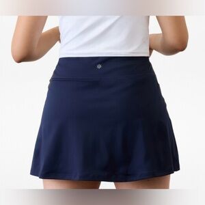 NWOT Athleta Navy Cross Court High Rise Skort sz Large